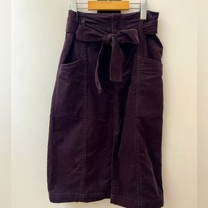 BR Factory Corduroy Midi Skirt
